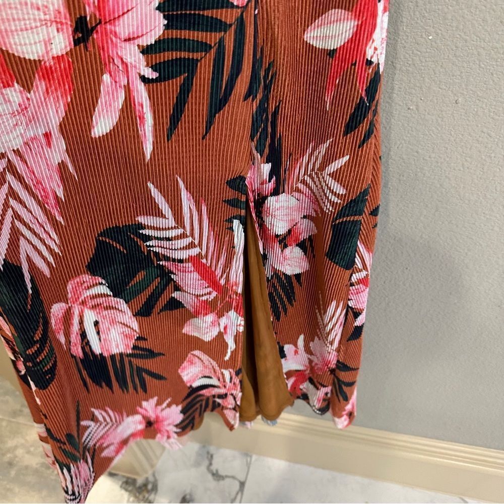 Camila Coelho | XS | Cassy Midi Dress Floral Tropics summer beach halter dress - Picture 9 of 13